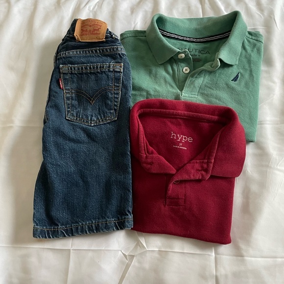Green Polo Shirt for Kids - Picture 1 of 1
